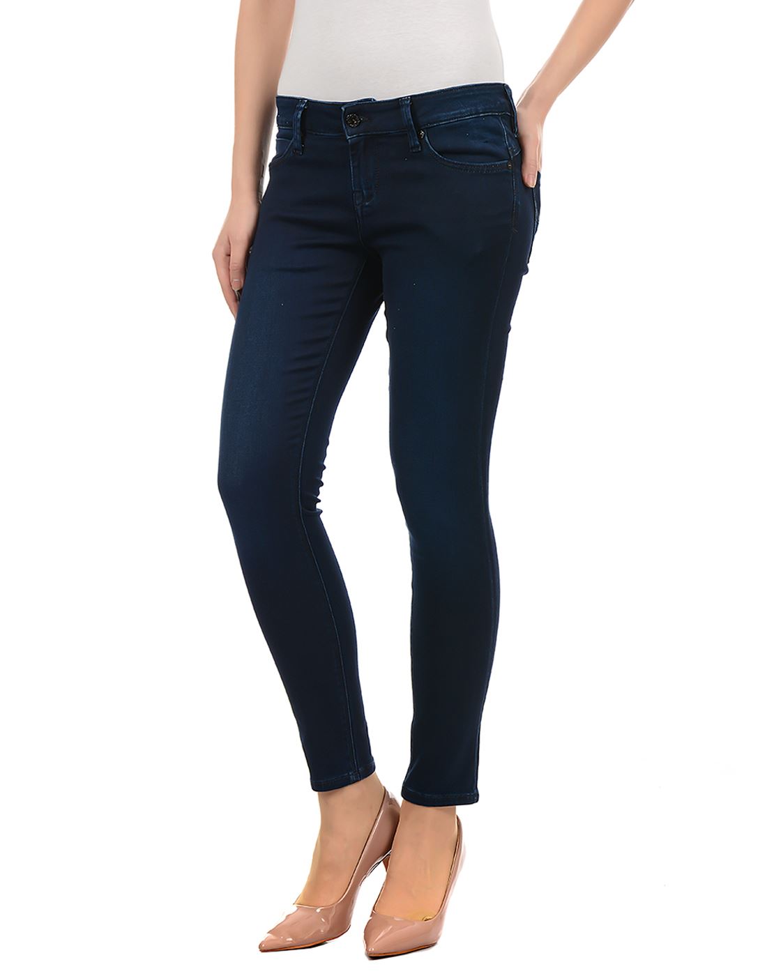 Pepe Jeans London Women Casual Wear Blue Jeans